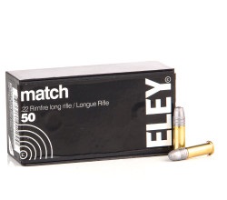 50 Rounds of .22 LR Ammo by Eley Match - 40gr LRN - Image 2