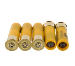 5 Rounds of 20ga Ammo by Federal - 3/4 ounce Rifled Slug - Image 2