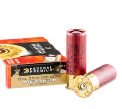 250 Rounds of 12ga Ammo by Federal - 1 ounce Rifled Slug