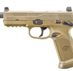FN FNX-45 TACTICAL THREADED BARREL FLAT DARK EARTH .45 ACP 5.3-INCH 15RDS