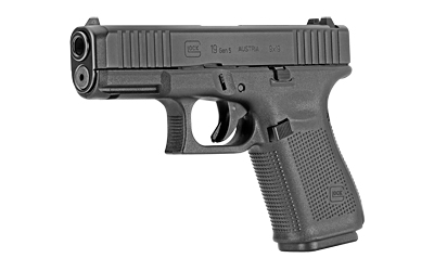 Glock G19 Gen5 9mm, 4.02" Barrel, Black nDLC Slide, Fixed Sights, 15rd - Image 2