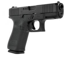 Glock G19 Gen5 9mm, 4.02" Barrel, Black nDLC Slide, Fixed Sights, 15rd